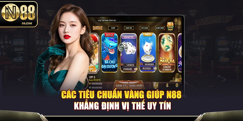 Các tiêu chuẩn vàng giúp N88 khẳng định vị thế uy tín