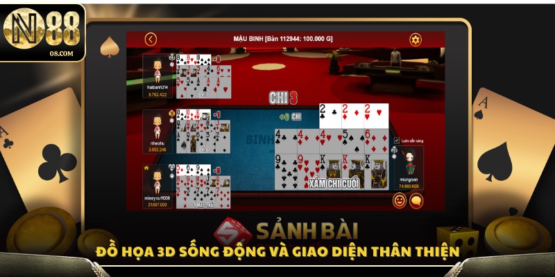 Thiết kế đồ họa 3D chân thực, giao diện dễ dùng