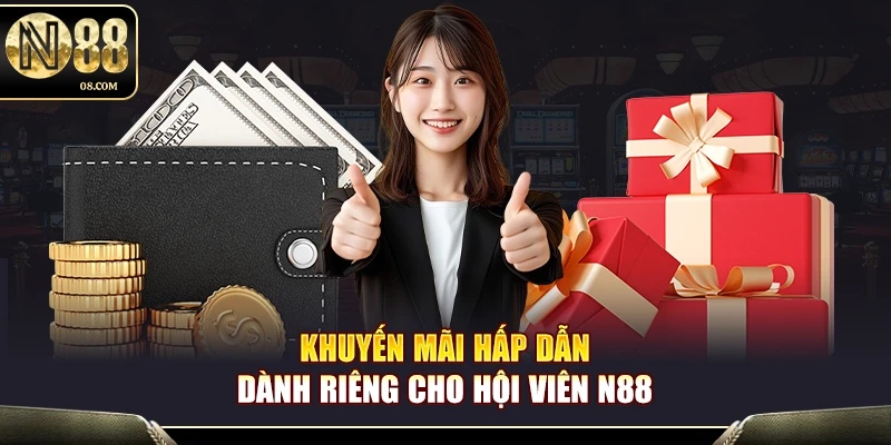 Khuyến mãi hấp dẫn dành riêng cho hội viên N88 